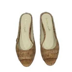 Bettye Muller Cork Flats NWOT